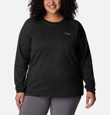 Columbia Women's Sweater Weather  Fleece Crew Shirt - Plus Size-