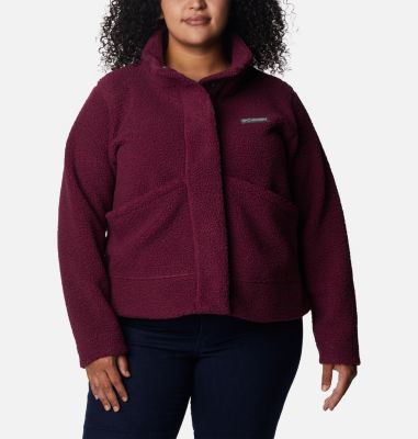 Columbia Women's Panorama Snap Fleece Jacket - Plus Size - 2X -