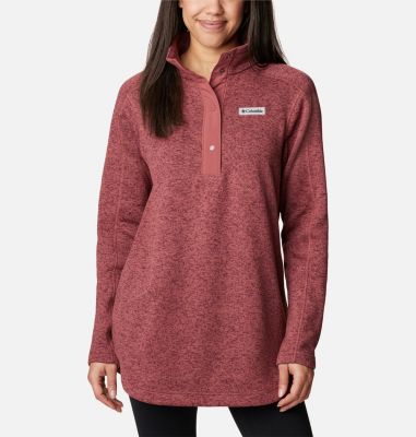 Columbia Women's Sweater Weather Fleece Tunic - XS - Pink