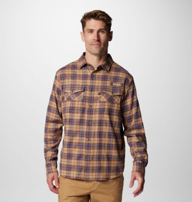 Columbia Men's PHG Roughtail  Stretch Flannel Long Sleeve Shirt-