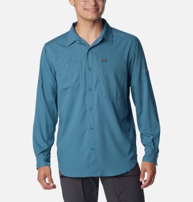 Columbia Men's Silver Ridge Utility Lite Long Sleeve Shirt - L -