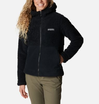 Columbia Women's Winter Pass  Sherpa Hooded Full Zip Fleece Jacket-