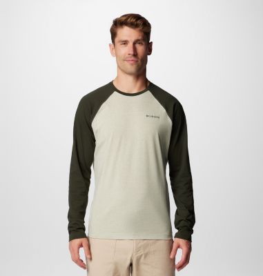 Columbia Men's Thistletown Hills Raglan Shirt - S - Green  Safari