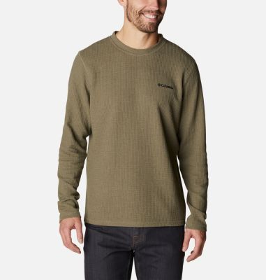 Columbia Men's Pine Peak  II Waffle Long Sleeve Crew-