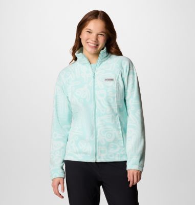 Columbia Women's Benton Springs Printed Full Zip Fleece Jacket-