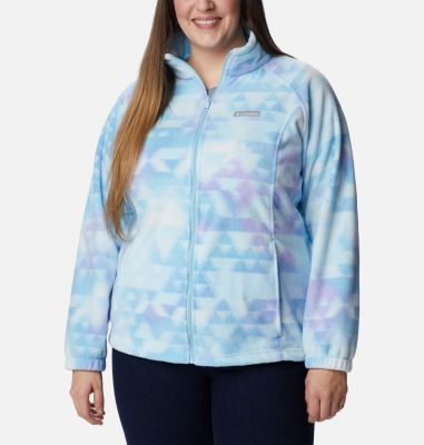 Columbia Women's Benton Springs  Printed Full Zip Fleece Jacket - Plus Size- product image