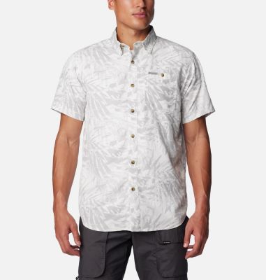 Columbia Men's Captree Island Short Sleeve Shirt - M - White