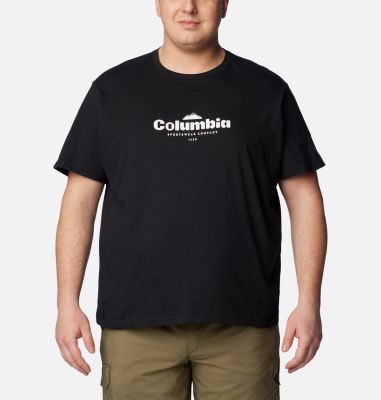 Columbia Men's Rockaway River Graphic T-Shirt - Big - 3X - Black