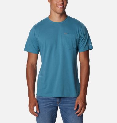 Columbia Men's Thistletown Hills Pocket T-Shirt - L - Green