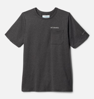Columbia Boys' Tech Trail T-Shirt - XS - Black
