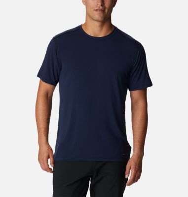 Columbia Men's Endless Trail Running Tech T-Shirt - L - Blue