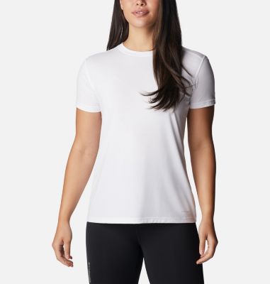Columbia Women's Endless Trail Running Tech T-Shirt - L - White