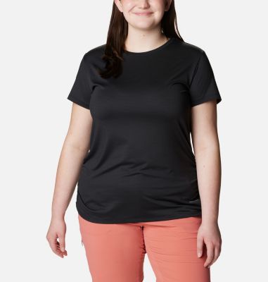 Columbia Women's Leslie Falls Short Sleeve Shirt - Plus Size - 1X