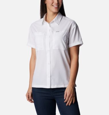Columbia Women's Silver Ridge Utility Short Sleeve Shirt - M -