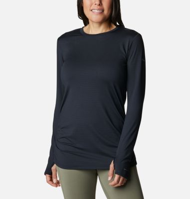 Columbia Women's Leslie Falls Long Sleeve Shirt - XXL - Black