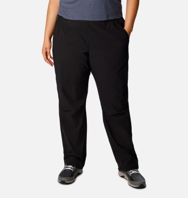 Columbia Women's Leslie Falls Pants - Plus Size - 3X - Black