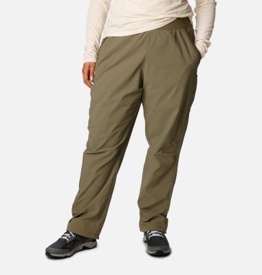 Columbia Women's Leslie Falls Pants - Plus Size - 1X - Green