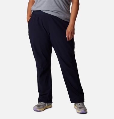 Columbia Women's Leslie Falls Pants - Plus Size - 1X - Blue