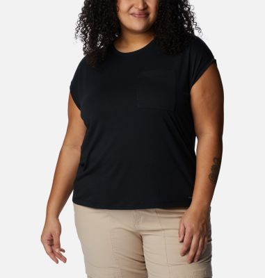 Columbia Women's Boundless Trek  T-Shirt - Plus Size-