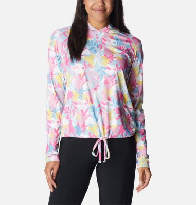 Columbia Women's Summerdry  Long Sleeve Printed Hoodie-