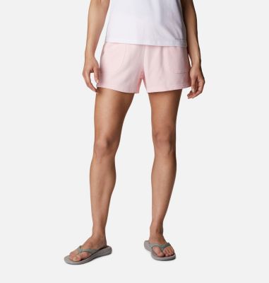 Columbia Women's PFG Slack Water French Terry Shorts - S - Pink