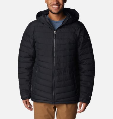 Columbia Men's Slope Edge Hooded Insulated Jacket - XL - Black