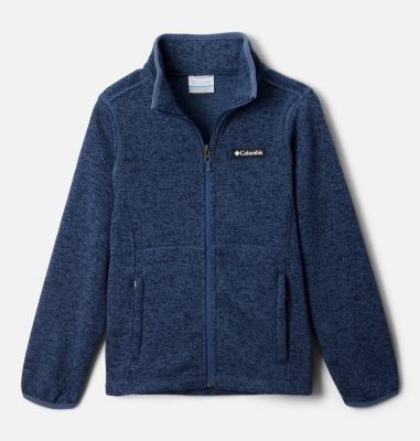 Columbia Kids' Sweater Weather Full Zip Jacket - XS - Blue