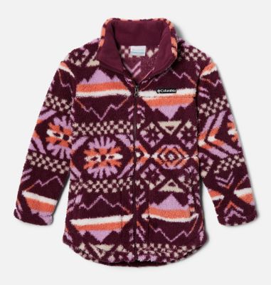 Columbia Girls' West Bend Full Zip Fleece Jacket - XL -
