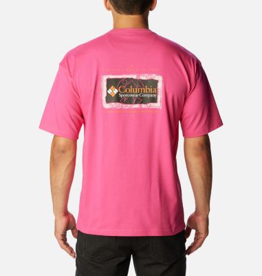 Columbia Men's Wintertrainer Graphic T-Shirt - XXL - Pink