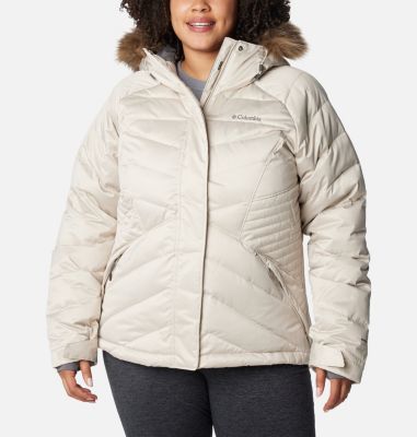 Columbia Women's Lay D Down III Jacket - Plus Size - 2X - White