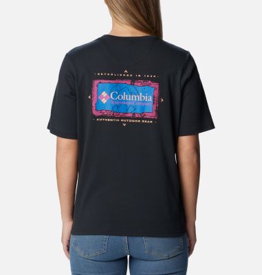 Columbia Women's Wintertrainer Graphic T-Shirt - XS - Black