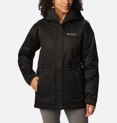 Columbia Women's Hikebound Long Insulated Jacket - XL - Black