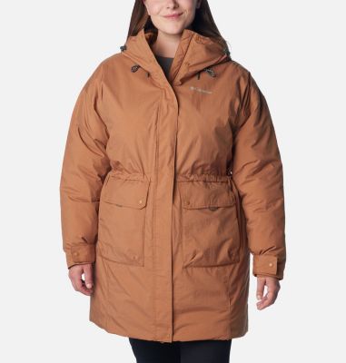 Columbia Women's Rosewood Parka - Plus Size - 2X - Brown  Camel