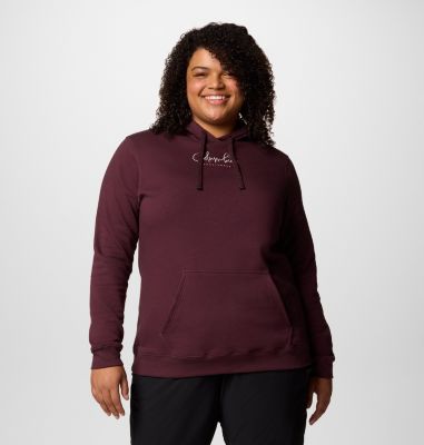 Columbia Women's Columbia Trek  Graphic Treatment Hoodie - Plus Size-