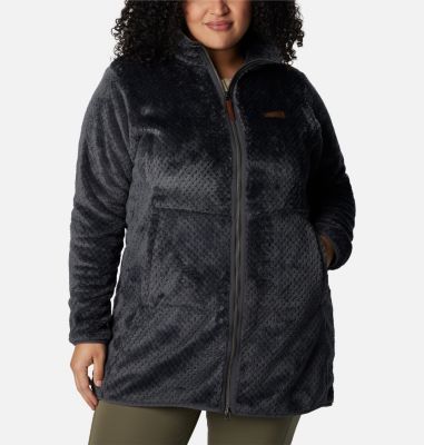 Columbia Women's Fire Side  Long Full Zip Fleece Jacket - Plus Size-