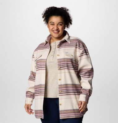 Columbia Women's Calico Basin  Shirt Jacket - Plus Size-