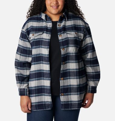 Columbia Women's Calico Basin  Shirt Jacket - Plus Size-