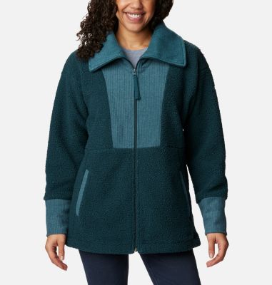 Columbia Women's Boundless Trek Fleece Full Zip Jacket - M - Blue