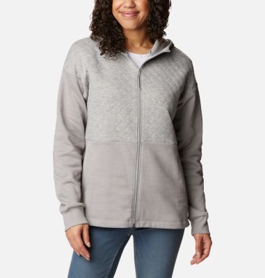 Columbia Women's Hart Mountain  Quilted Hooded Full Zip-