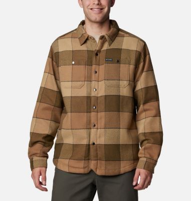 Columbia Men's Windward II Shirt Jacket - XL - Beige  Delta Multi