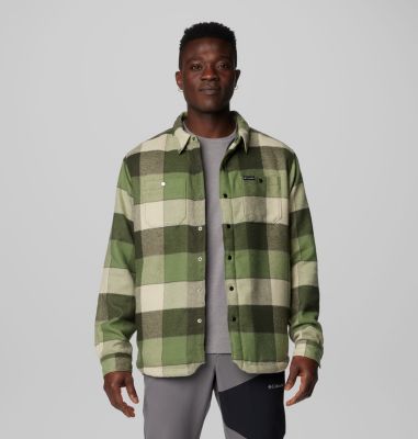 Columbia Men's Windward II Shirt Jacket - L - Green  Canteen