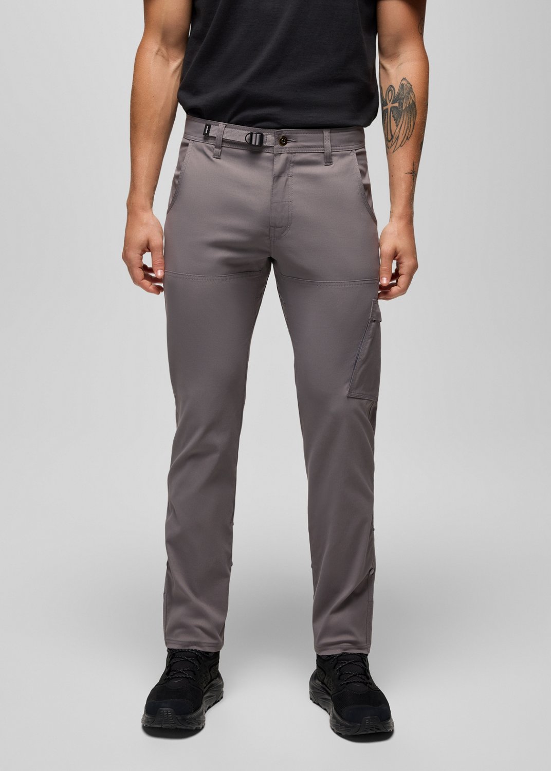 Mens prAna Stretch Zion™ Straight Pant - Pewter