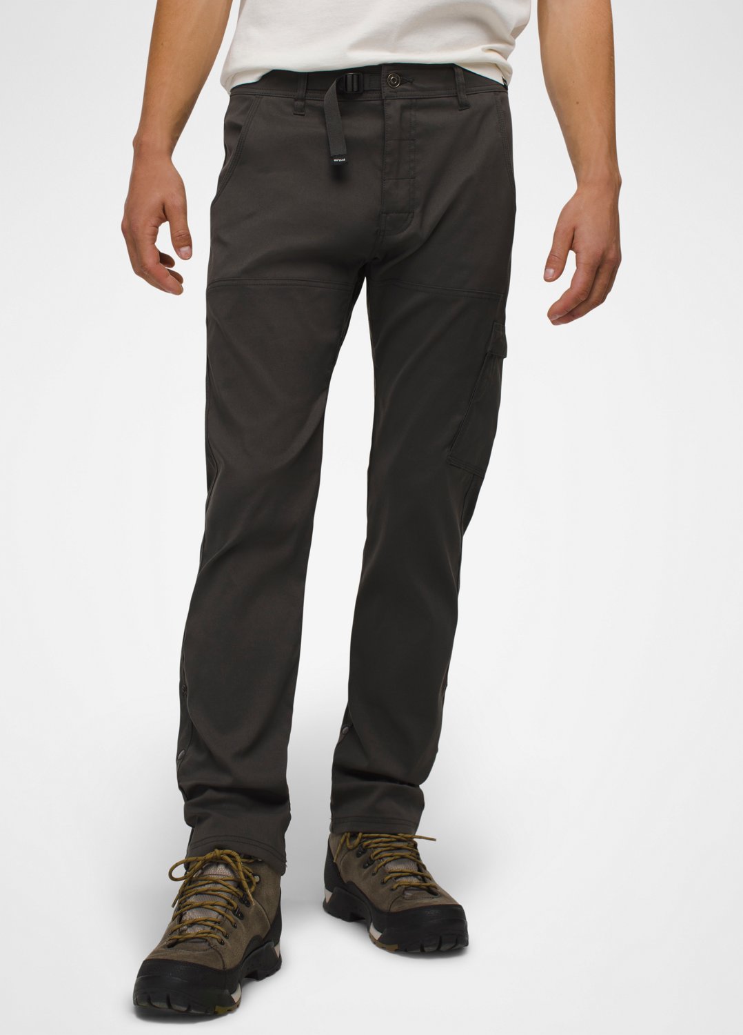 Mens prAna Stretch Zion™ Straight Pant - Dark Iron