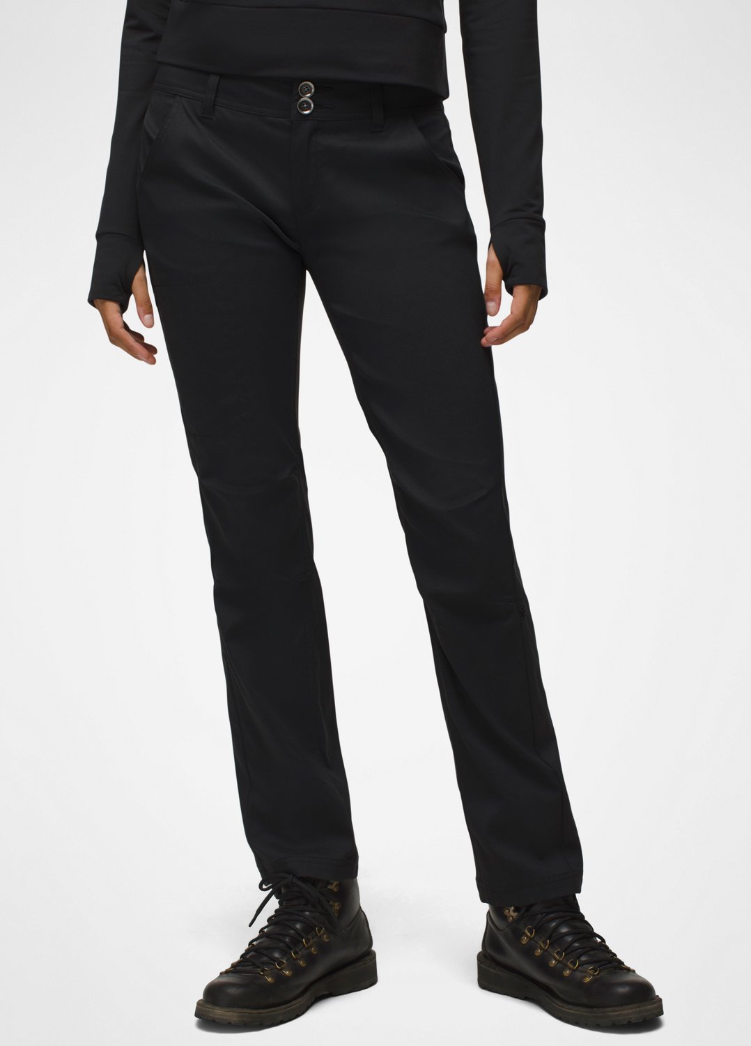 Womens prAna Halle Straight Pant - Black