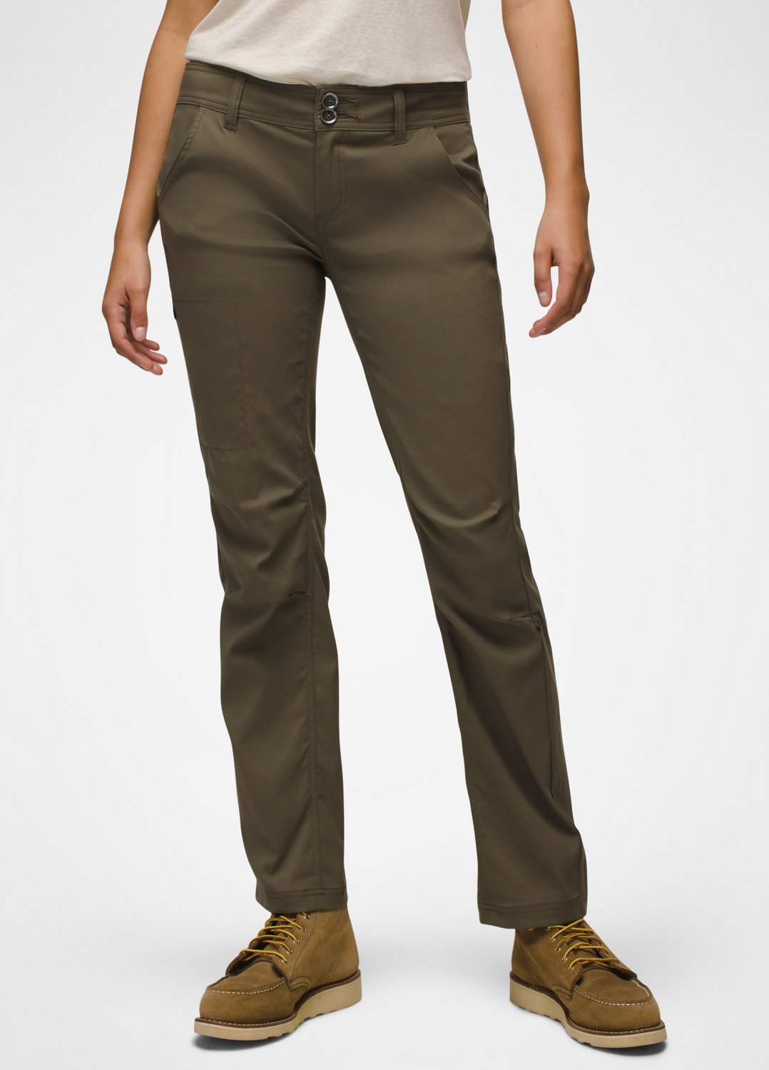 Womens prAna Halle Straight Pant - Slate Green