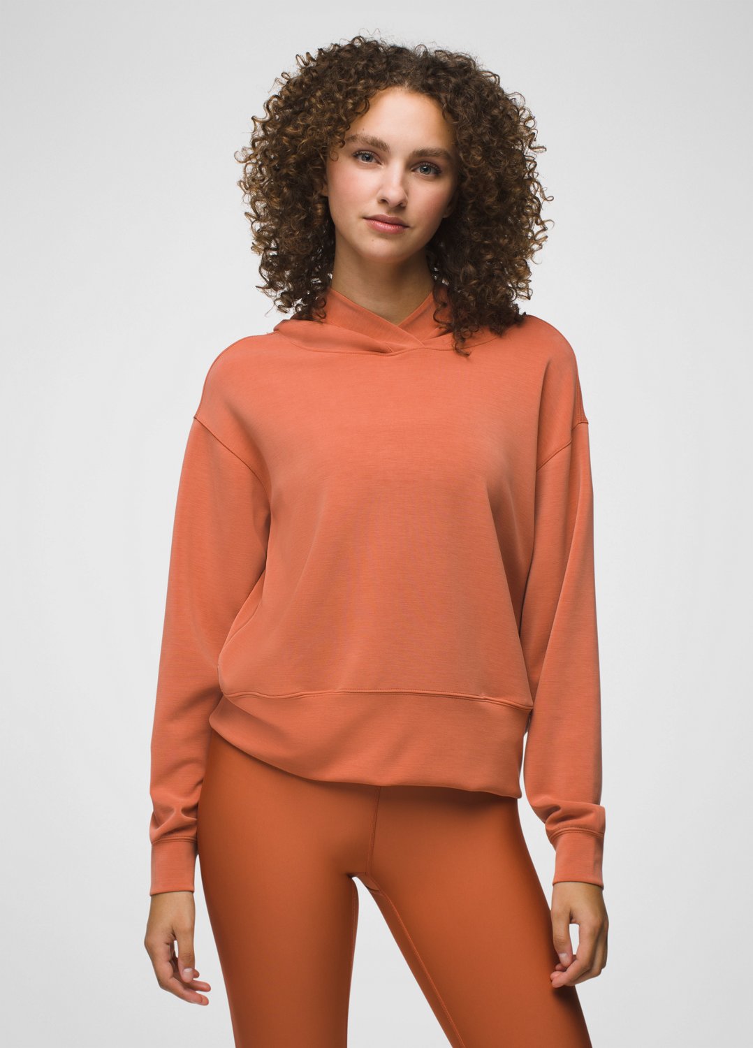 Womens prAna Shea Hoodie - Terracotta