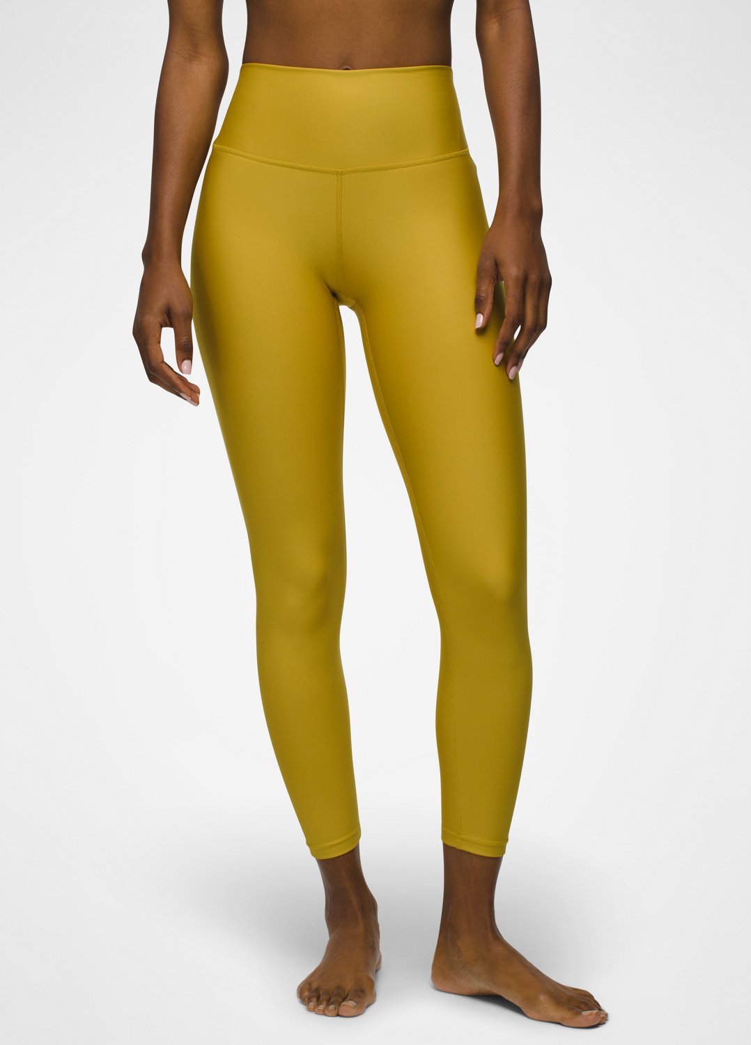 Womens prAna Sculpt™ 7/8 Legging - Golden Leaf