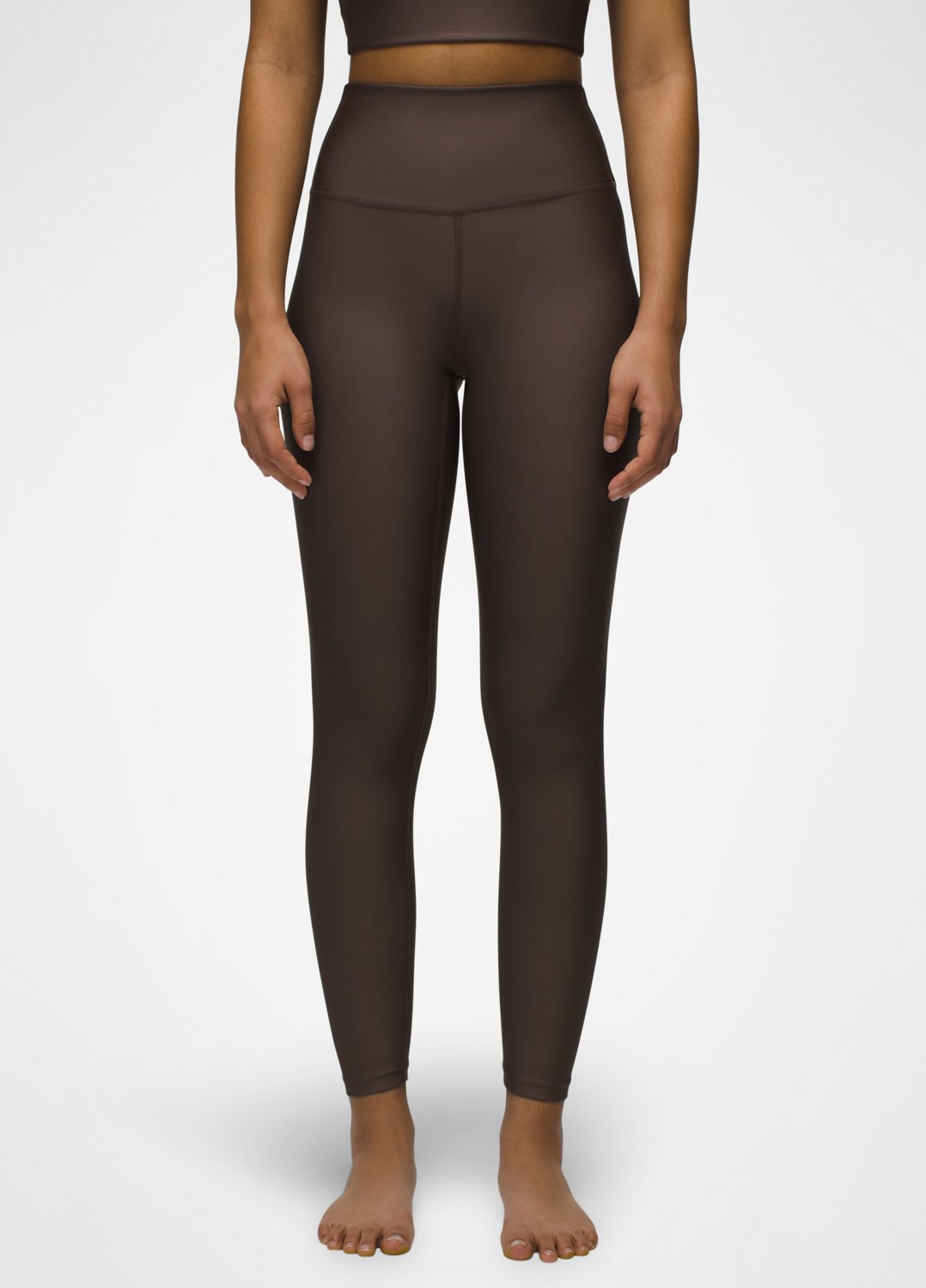 Womens prAna Sculpt™ 7/8 Legging - Light Espresso