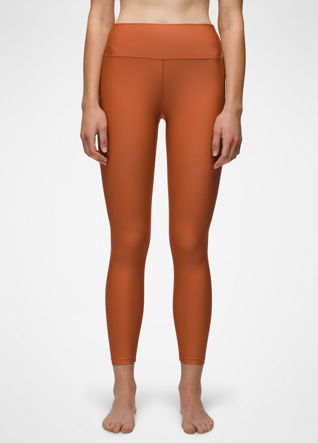 Womens prAna Sculpt™ 7/8 Legging - Terracotta