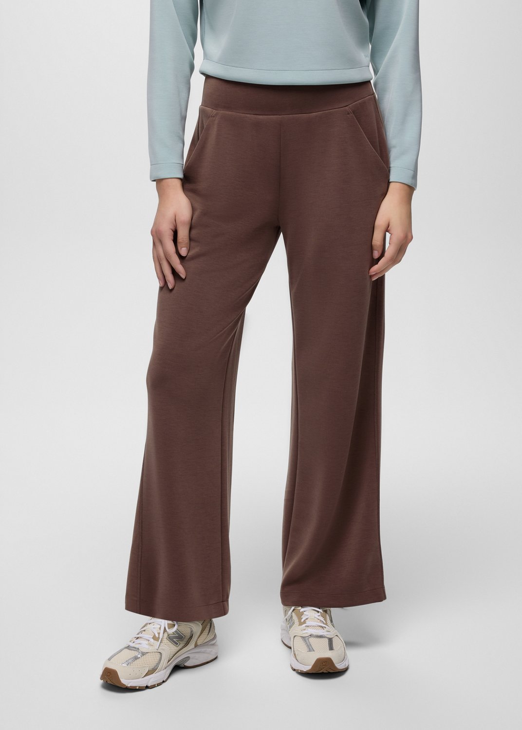 Womens prAna Shea Wide Leg Pant - Mocha